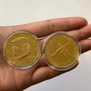 2018 US Donald Thrump Gold Plated coin
